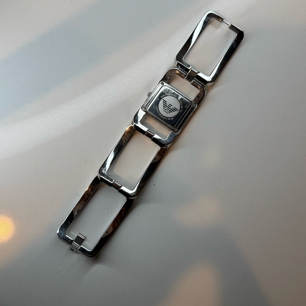 Emporio Armani Vintage Steel Wristwatch - Picture 4 of 6